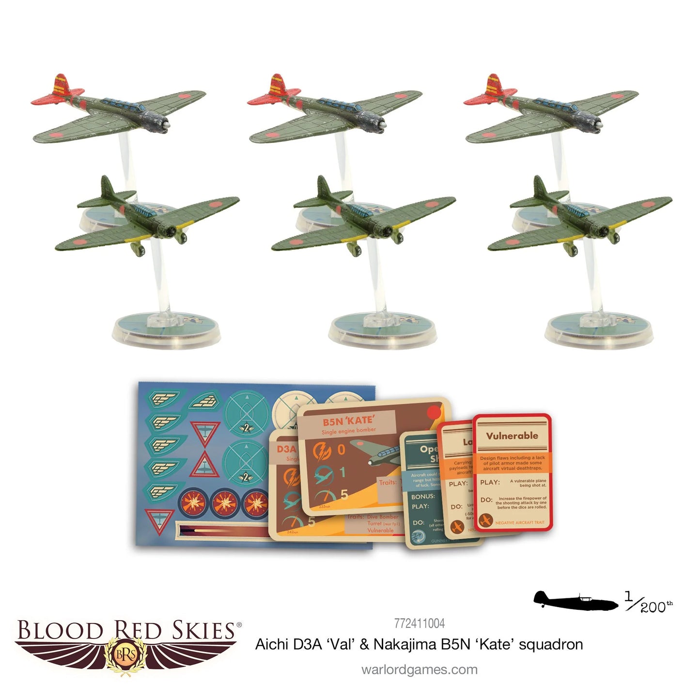 Blood Red Skies Aichi D3A 'Val' & Nakajima B5N 'Kate' squadron